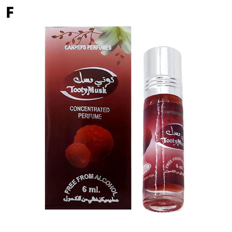 Perfume essential oil 6ml, long-lasting floral and woody scent, cute and portable, Arabian, alcohol-free.
